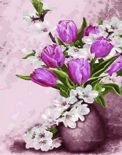Картина по номерам Paintboy PK 33075 Весенние цветы 40x50 см