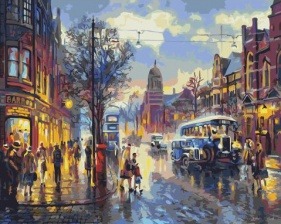 Картина по номерам Paintboy GX 32744 Английский городок 40x50 см