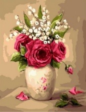 Картина по номерам Paintboy PK 33022 Букет с ландышами 40x50 см