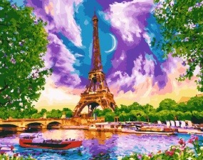 Картина по номерам Paintboy GX 30309 Виды Парижа 40x50 см