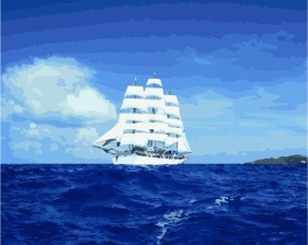 Картина по номерам Paintboy PK 38033 Начало безмятежного пути 40x50 см