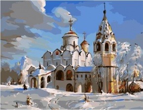 Картина по номерам Paintboy PK 59034 (GX 3537) Суздаль. Покровский собор (Романов Роман) 40х50 см
