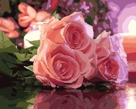 Картина по номерам Paintboy GX 4478 Розы на столе 40x50 см