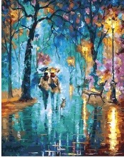 Картина по номерам Paintboy GX 28802 Вечерний дождь 40x50 см