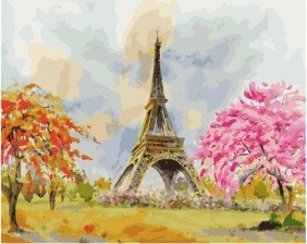 Картина по номерам Paintboy PK 45054 Парк у Эйфелевой башни 40х50 см