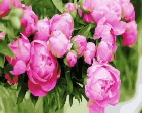 Картина по номерам Paintboy PK 18109 (GX 26624) Бутоны пионов 40x50 см