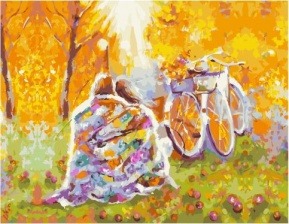 Картина по номерам Paintboy PK 59007 Время двоих: ноябрь/ Под пледом (Логинова Аннет) 40х50 см