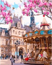 Картина по номерам Paintboy GX 25314 Парижская карусель 40x50 см