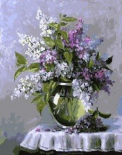 Картина по номерам Paintboy GX 32589 Сирень 40x50 см