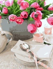 Картина по номерам Paintboy GX 31621 Романтический завтрак 40x50 см