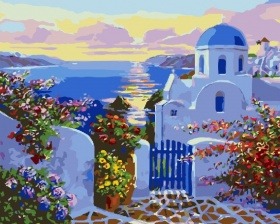 Картина по номерам Paintboy GX 26673 Рай у самого моря 40x50 см
