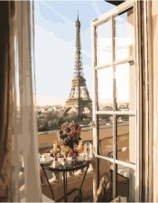 Картина по номерам Paintboy GX 33698 Свежесть парижского утра 40x50 см