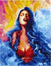 Картина по номерам Paintboy PK 41044 Всплеск чувств 40x50 см
