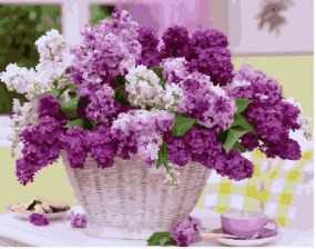 Картина по номерам Paintboy GX 29086 Вечерняя сирень 40x50 см