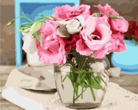 Картина по номерам Paintboy PK 35041 Букет из срезанных роз 40x50 см