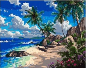 Картина по номерам Paintboy PK 72003 (GX 36504) Тропический пляж, 40х50 см