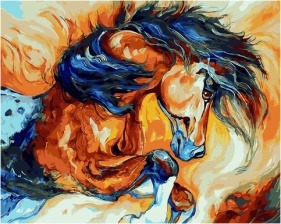 Картина по номерам Paintboy GX 32042 Сила коня 40x50 см