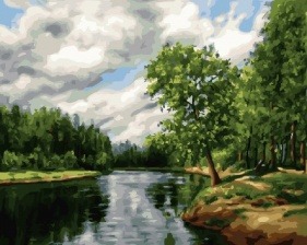 Картина по номерам Paintboy GX 4635 Летние облака 40x50 см