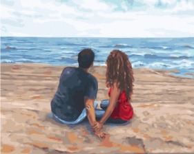 Картина по номерам Paintboy PK 41050 Разговоры у моря 40x50 см
