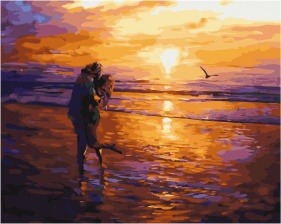 Картина по номерам Paintboy GX 33459 Любовь на закате 40x50 см