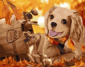 Картина по номерам Paintboy GX 24009 В осеннем лесу 40x50 см