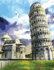 Картина по номерам Paintboy PK 41008 Пизанская башня 40x50 см