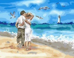 Картина по номерам Paintboy GX 29972 Романтика у моря 40x50 см