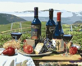 Картина по номерам Paintboy GX 3937 Винный натюрморт (Christensen) 40x50 см