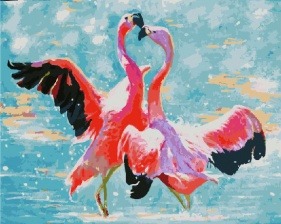 Картина по номерам Paintboy PK 35027 Танец фламинго 40x50 см