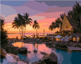 Картина по номерам Paintboy PK 51023 Уютный отель 40x50 см
