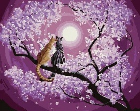 Картина по номерам Paintboy GX 25193 Смотрим на луну 40x50 см