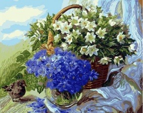 Картина по номерам Paintboy GX 5086 Весенняя корзинка 40x50 см