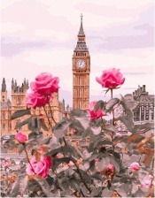 Картина по номерам Paintboy GX 33158 Лондонские розы 40x50 см