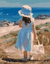 Картина по номерам Paintboy GX 7606 Девочки на море 40x50 см