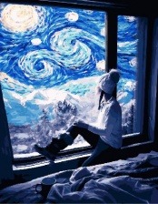 Картина по номерам Paintboy GX 30434 Зимние узоры 40x50 см