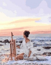 Картина по номерам Paintboy GX 25437 Жизнь у моря 40x50 см