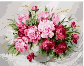 Картина по номерам Paintboy GX 29331 Пионовые сны 40x50 см