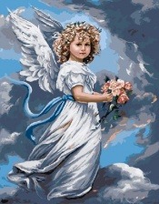Картина по номерам Paintboy GX 3232 Небесный ангел 40x50 см