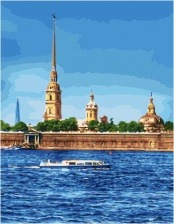 Картина по номерам Paintboy GX 30517 Петропавловская крепость 40x50 см