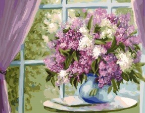 Картина по номерам Paintboy GX 26468 Красивая сирень 40x50 см