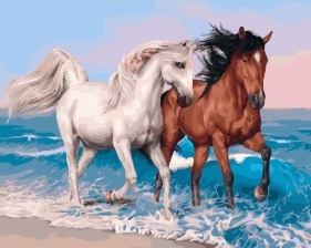 Картина по номерам Paintboy GX 27711 Верная пара 40х50 см