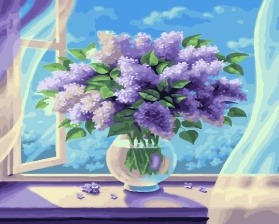Картина по номерам Paintboy GX 26005 Букет сирени 40х50 см