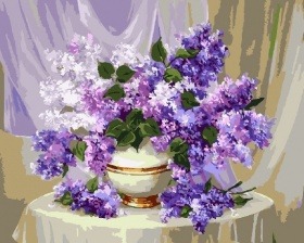 Картина по номерам Paintboy GX 5172 Волшебная сирень 40х50 см