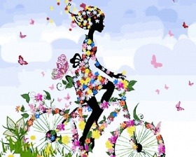 Картина по номерам Paintboy GX 21301 Цветочная прогулка 40x50 см