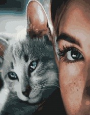 Картина по номерам Paintboy GX 28453 Прекрасные глаза 40x50 см