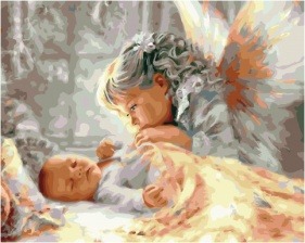 Картина по номерам Paintboy PK 41070 Забота ангела 40x50 см