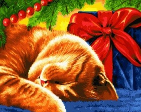 Картина по номерам Paintboy GX 30732 Новогодний сон 40x50 см