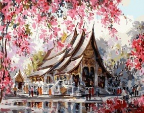 Картина по номерам Paintboy GX 22960 Тайский храм 40x50 см
