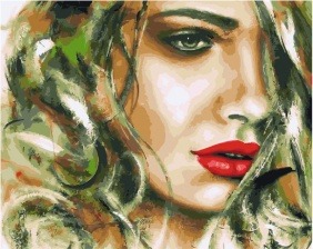 Картина по номерам Paintboy GX 33241 Горячая блондинка 40x50 см