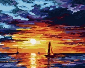 Картина по номерам Paintboy G 226 Закат 40x50 см